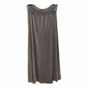 Max Studio Charcoal Knit Maxi Skirt